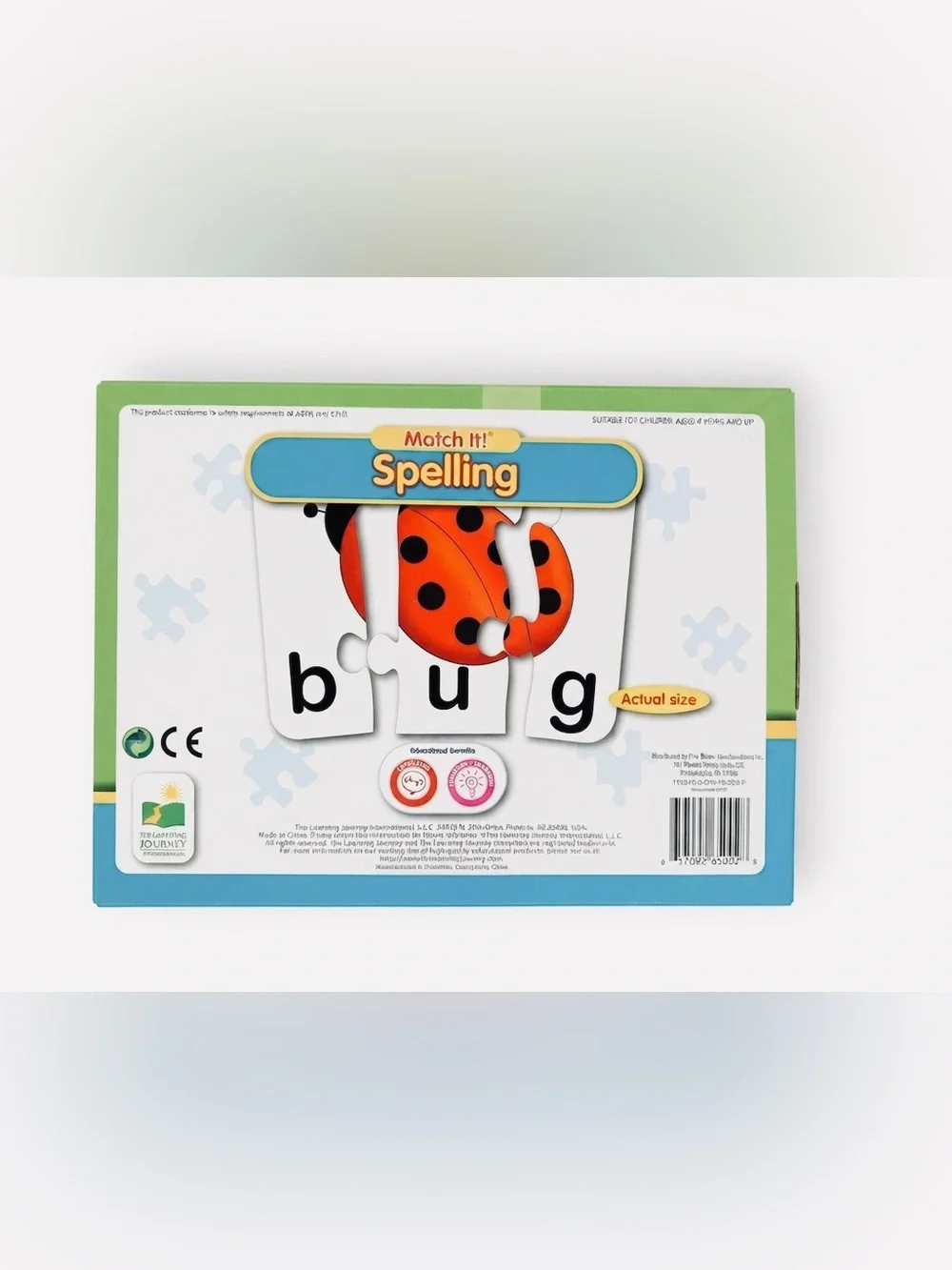 The Learning Journey Match It! Spelling Educational Puzzle Game - Ages 4+